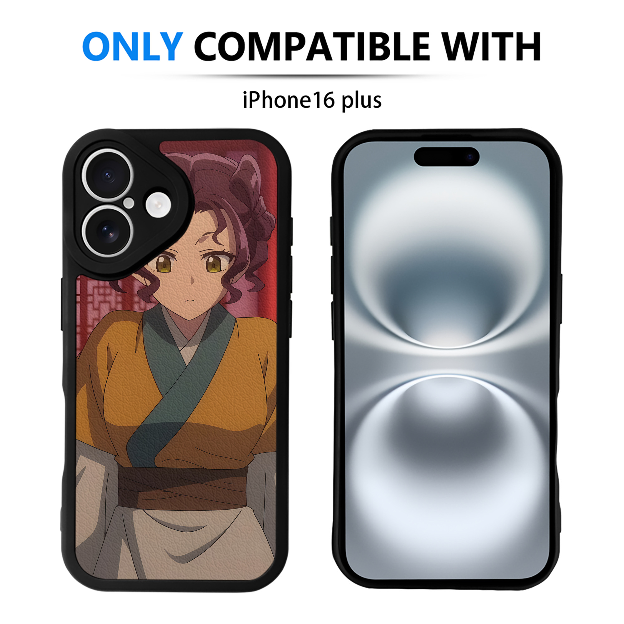 （画像用） 薬屋のひとりごと The Apothecary Diaries 【iPhone 16シリーズ対応】シリコンスマホケース（レザー調） 材質：シリコン